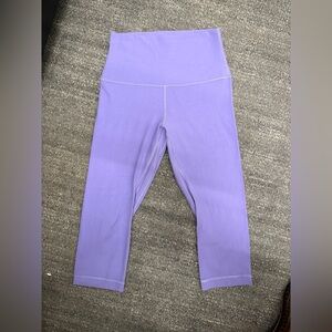 lululemon athletica Lavender High-Rise Crop Leggings